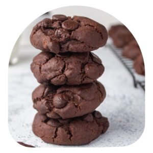 Triple Chocolate Cookies